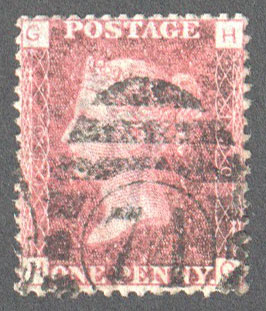 Great Britain Scott 33 Used Plate 150 - HG - Click Image to Close